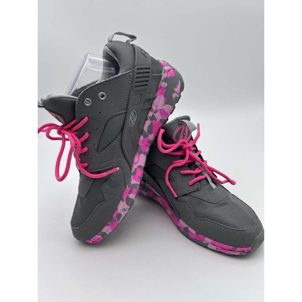 Heelys Force Gray Pink Camo skate sneakers Women’s 8 Barely Worn